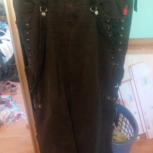 Tripp pants with suspenders